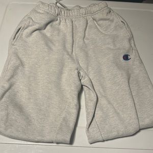 White Champion sweatpants